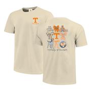 Tennessee Coquette Campus Comfort Colors Tee